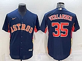 Men's Houston Astros #35 Justin Verlander Navy Blue Stitched MLB Cool Base Nike Jersey,baseball caps,new era cap wholesale,wholesale hats
